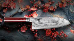 Santoku Shun Classic Red