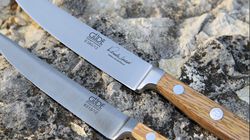 Legno di quercia/Legno di noce, Coltello da bistecca Rustico