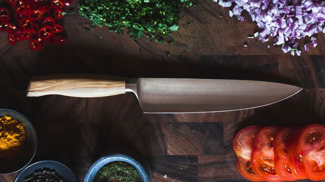 
                    couteau de chef Wok à cuisiner