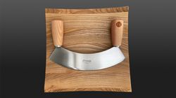 Caminada knives & accessories, Caminada mincing knife with cutting board