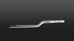 Stainless steel, triangle®  tweezers cranked