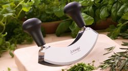 Acciaio inossidabile, Wiegemesser 23 cm zweischneidig
