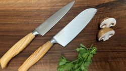 World of knives tools, Santoku Wok