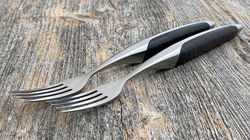 sknife Steakmesser, Schweizer Steakgabel Set