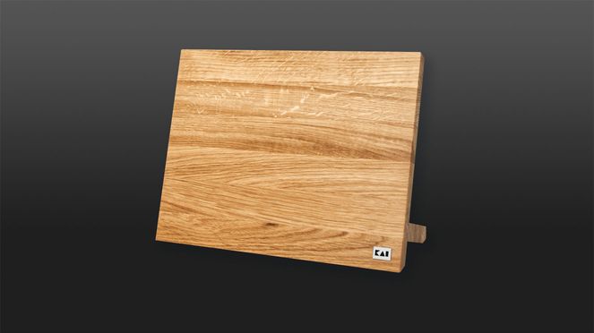 
                    Magnetic knife board oak mainly made of European oak